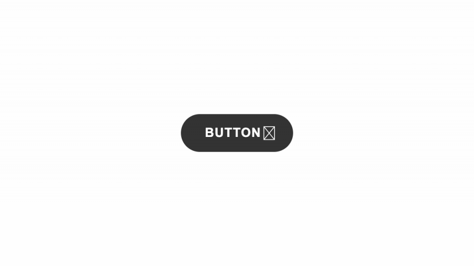 シンプル黒丸角ボタン