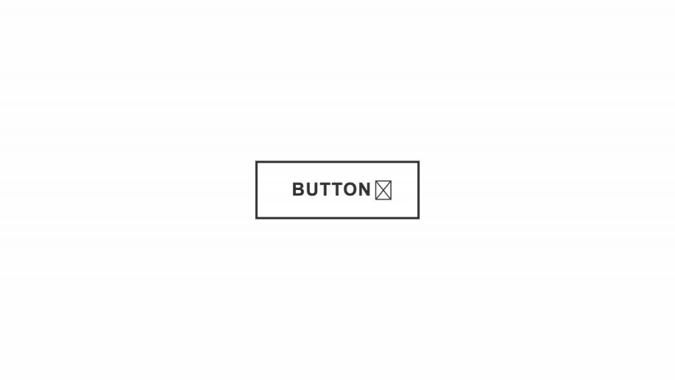 シンプル黒枠ボタン